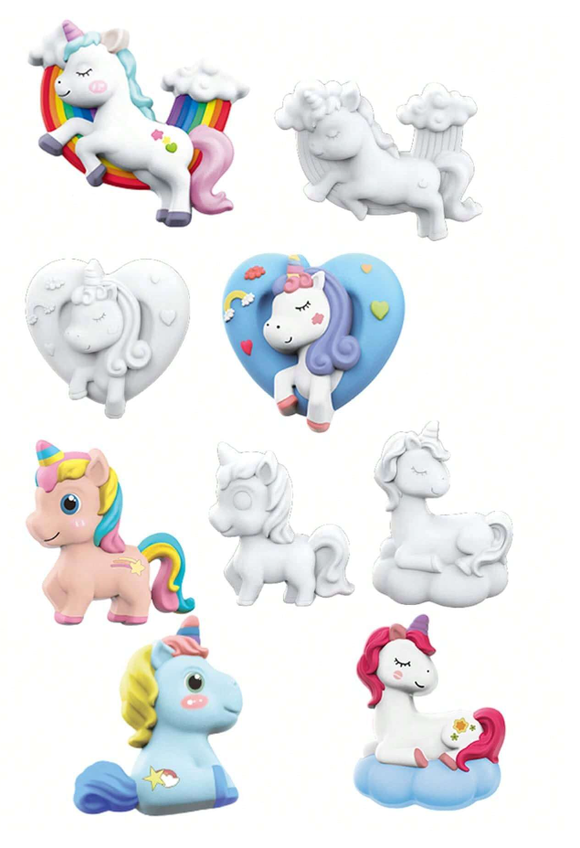 Hozz létre saját varázslatos egyszarvú pónidat ezzel a különleges gipszöntő és kifestő foglakoztató látékkal! 2