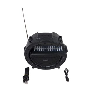 Innovatív hordozható napelemes vezeték nélküli Bluetooth hangszóró lámpával és praktikus vállra akasztható pánttal DV-800 (BBV) - Image 10