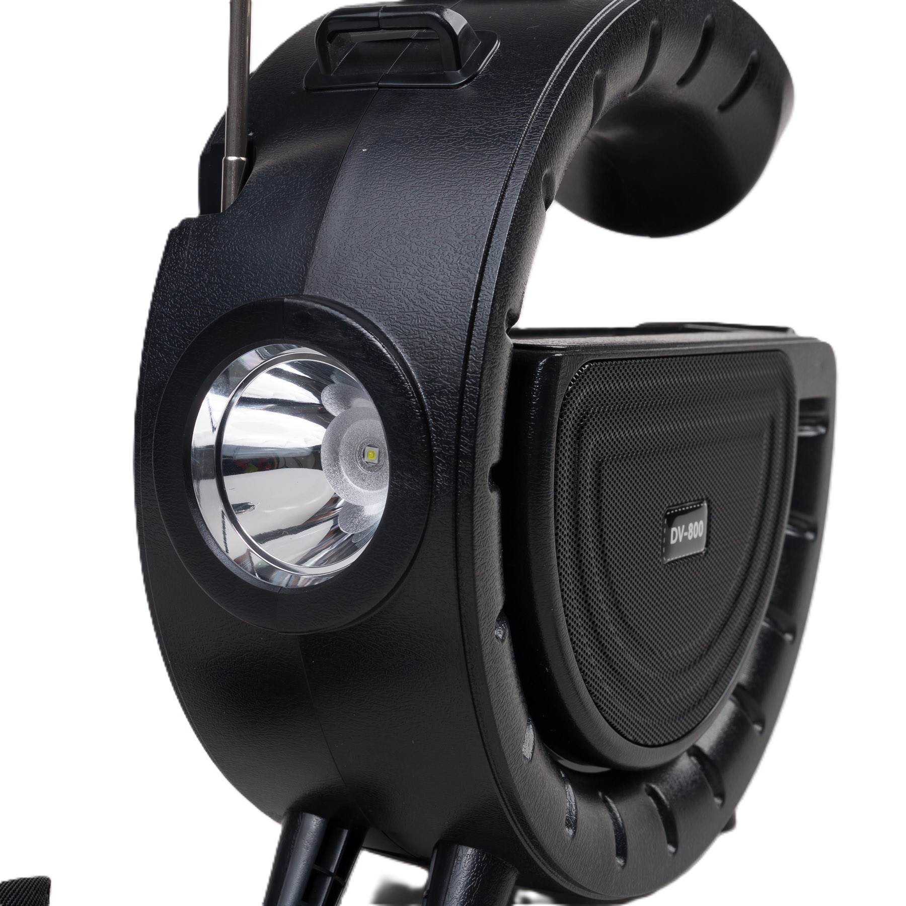 Innovatív hordozható napelemes vezeték nélküli Bluetooth hangszóró lámpával és praktikus vállra akasztható pánttal 8