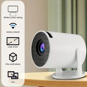 Intelligens 4K videoprojektor játékkonzollal, Android TV 11.0, WiFi 6, 280 ANSI, 130" képernyő, beépített hangszóró, HDMI, USB (FX) (BBV) - Image 4