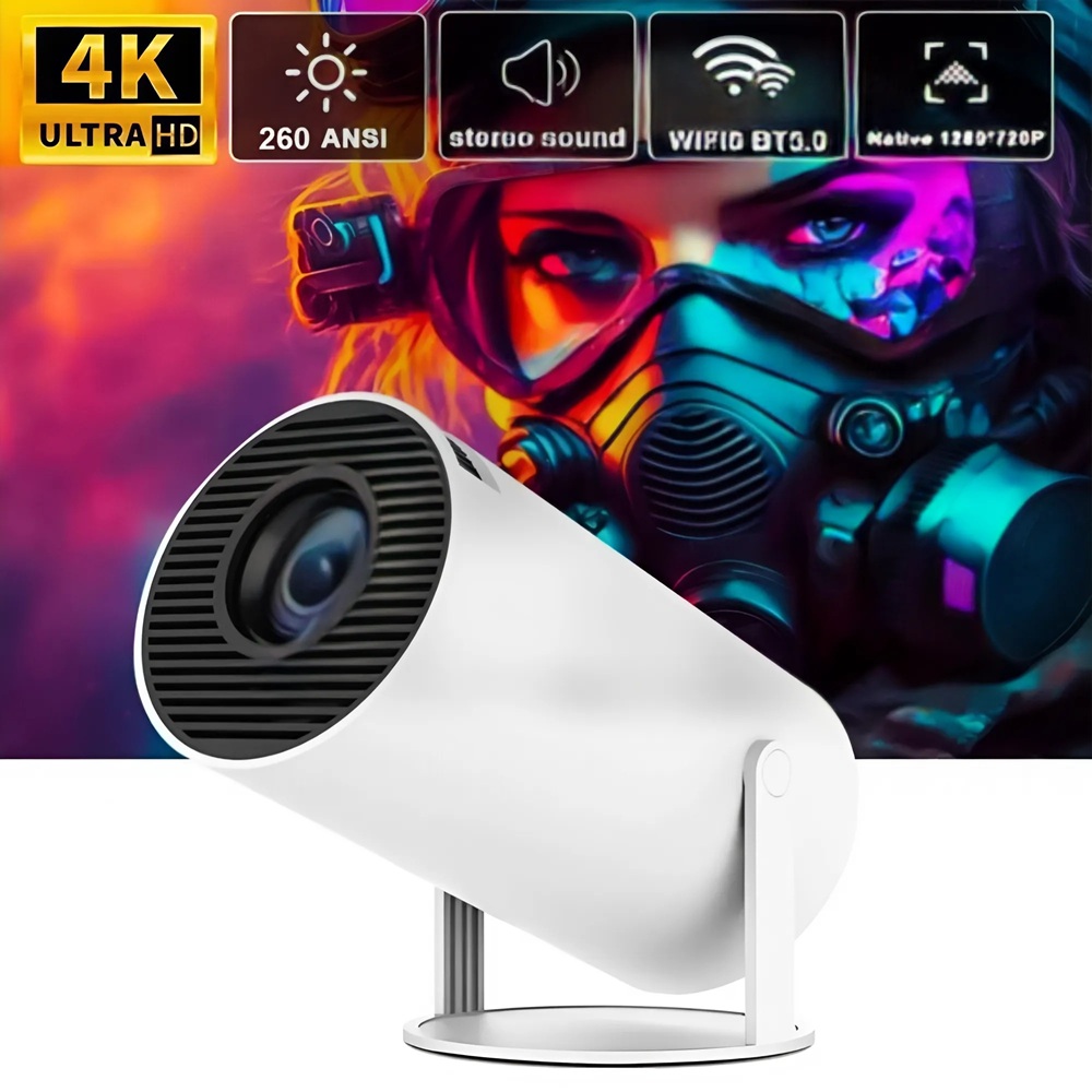 Intelligens_4K_videoprojektor_játékkonzollal,_Android_TV_11.0,_WiFi_6,_280_ANSI,_130_képernyő,_beépített_hangszóró,_HDMI,_USB2