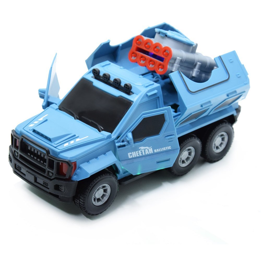 Játék katonai terepjáró ballisztikus rakétával, fény- és hangeffektekkel (8)