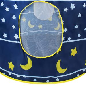 Kék varázskastély játszósátor - hordozható, kültérre, beltérre,135x105cm (BBJ) - Image 10