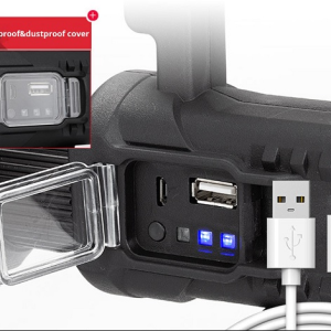 Extra erős akkus LED-es járőrlámpa - vízálló, könnyen hordozható, extra erős fénnyel (BBV) - Image 4