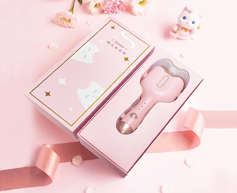 Kerámia hajsütővas 32 mm-es három hőmérséklet-szabályzóval hajhullámos hajformázó 8