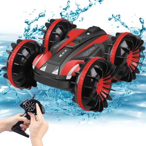 Kétéltű RC kaszkadőrautó OFF ROAD - vízben is irányítható, átfordul, körbe fordul  (BBJ) - Image 1