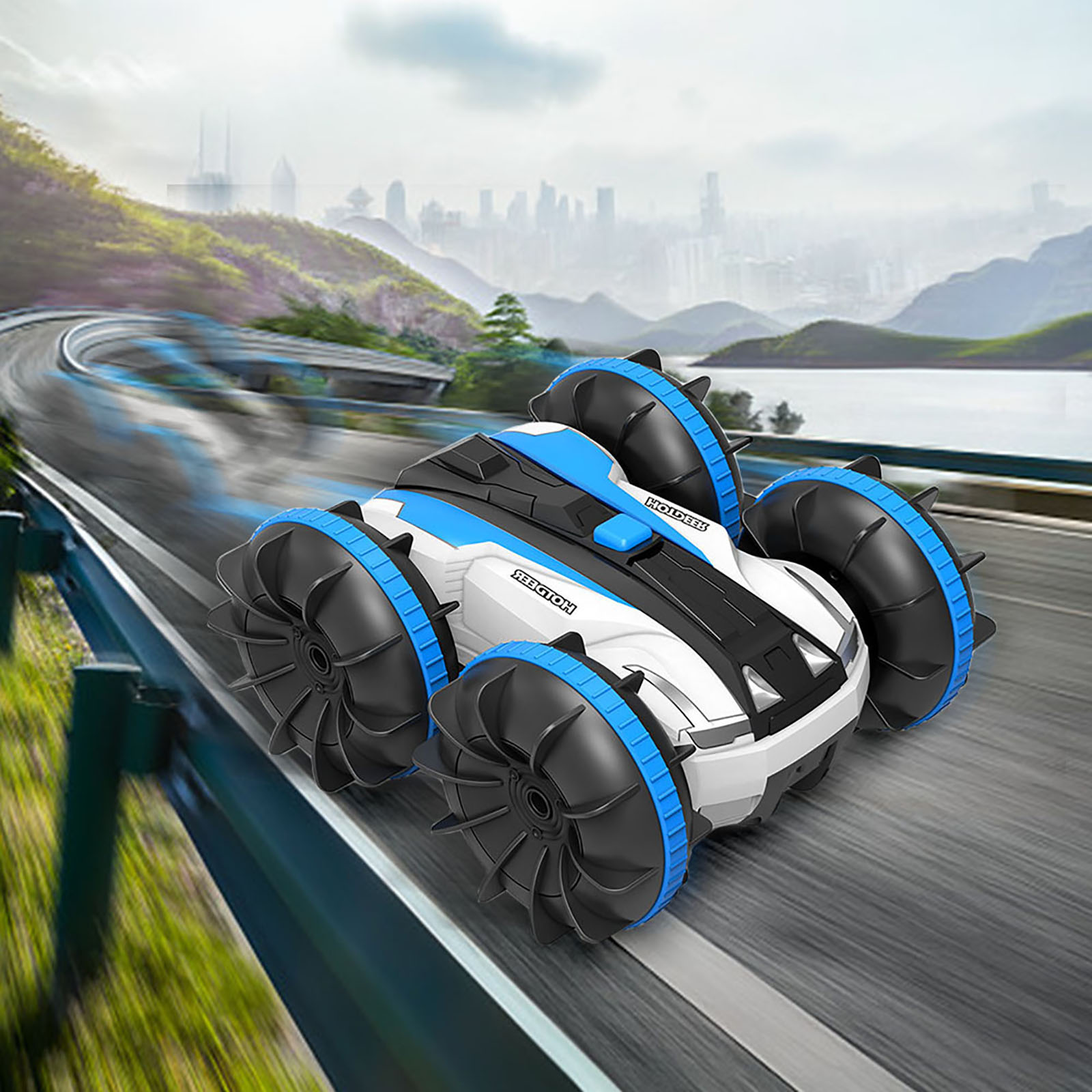 Kétéltű RC kaszkadőrautó (2)