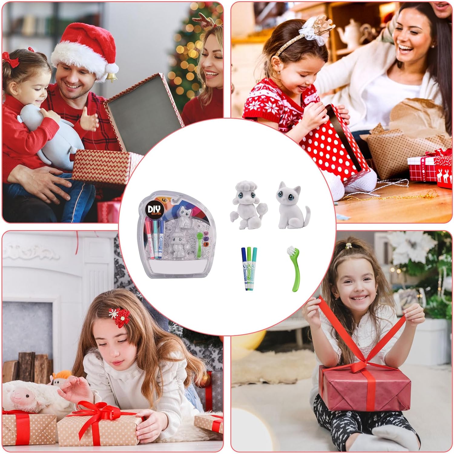 Kreatív színezhető firka plüss többszőr kiszínezhető kisállat (BBMJ) 3