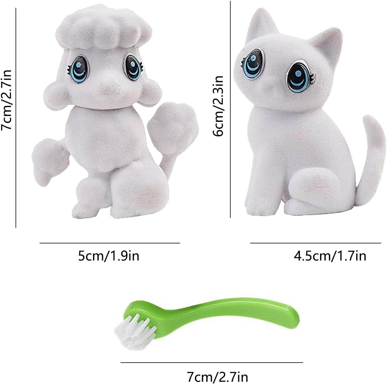 Kreatív színezhető firka plüss többszőr kiszínezhető kisállat (BBMJ) 4