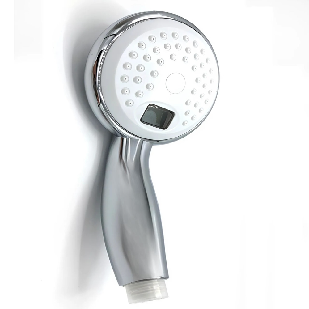 LCD kijelzős víztakarékos zuhanyfej beépített hőmérővel – Intelligens vízkezelés és pontos hőmérséklet-ellenőrzés (BBV) 9