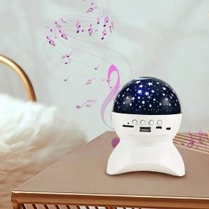 LED csillagos égbolt projektor bluetooth hangszóróval és telefonos vezérléssel – varázslatos éjszakai fény (BBV)(BBD) - Image 3