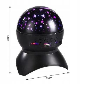 LED csillagos égbolt projektor bluetooth hangszóróval és telefonos vezérléssel – varázslatos éjszakai fény (BBV)(BBD) - Image 5