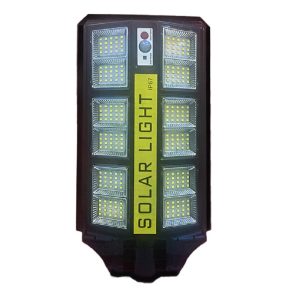 WorthAir LED-es, napelemes, távirányítós utcai világítás, fény-, és mozgásérzékelős udvari lámpa, 1200 W KE22-704 (BBV) - Image 1