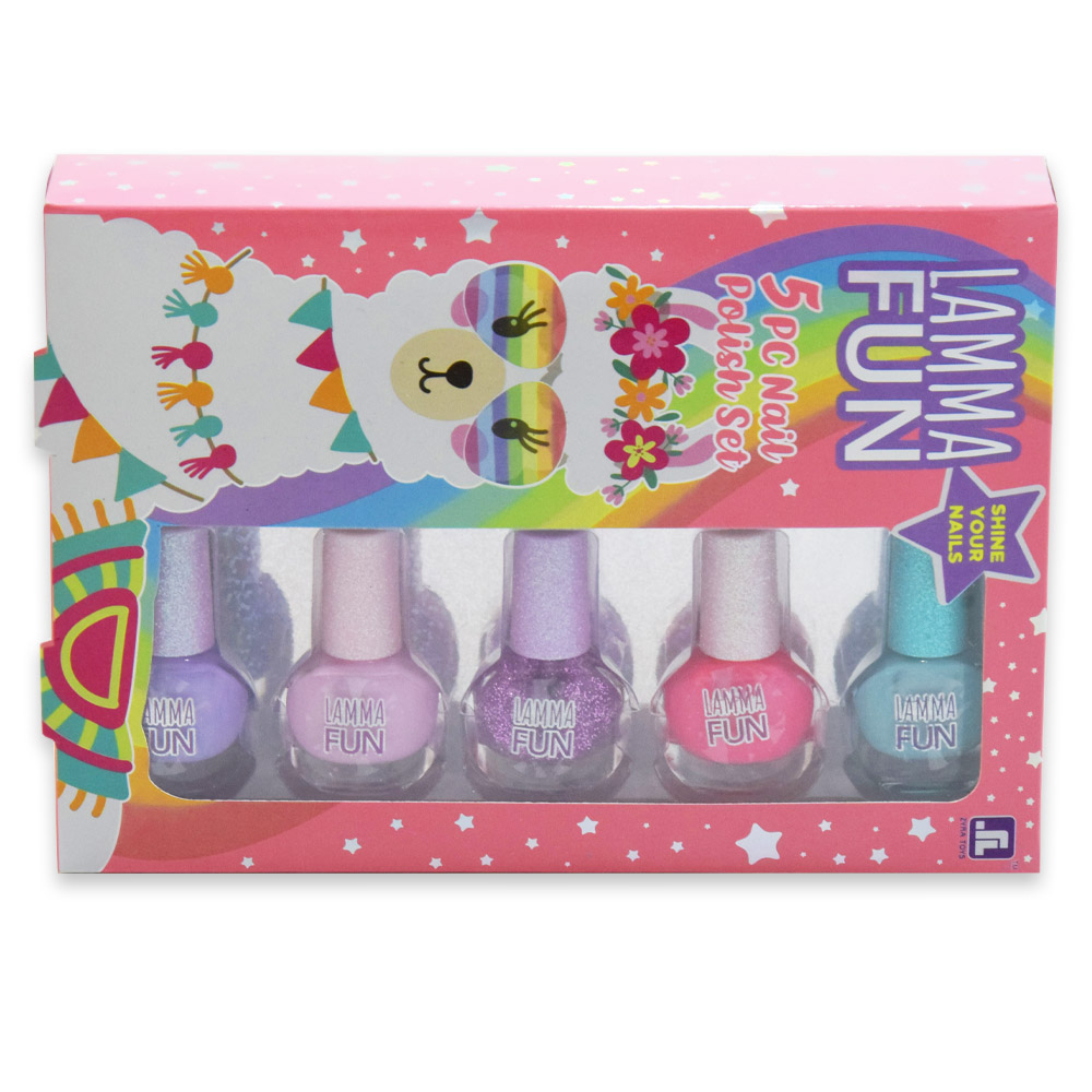 Lamma Fun lehúzható party körömlakkok kislányoknak – 5 db-os szett (BBJ) (3)