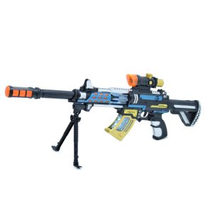 Letámasztható, hordozható, villogó, mozgó, élethű játék gépfegyver - Flash gun (BBJ) (FX) - Image 1