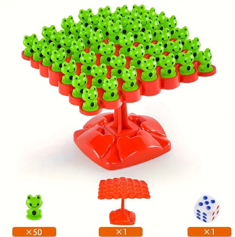 Leveli békák koncentrációt fejlesztő egyensúlyozó ügysségi játék