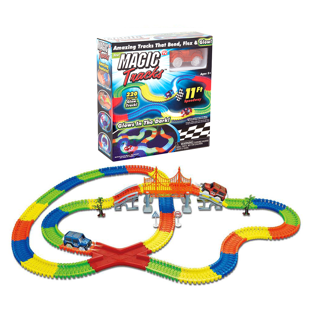 Magic Tracks autópálya LED-es kisautóval (BBV) (11)