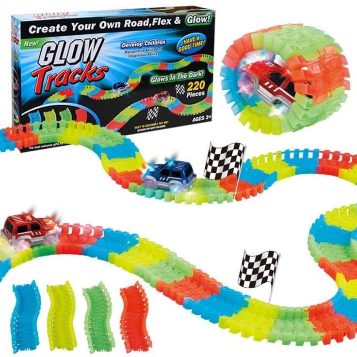 Magic Tracks autópálya LED-es kisautóval (BBV) (9)