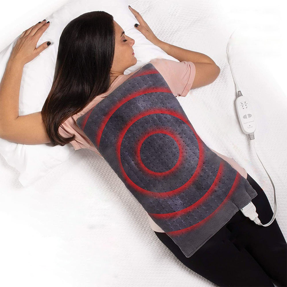 Masszázs takaró hővibrációval, 9 relax funkció, 60 x 32 cm