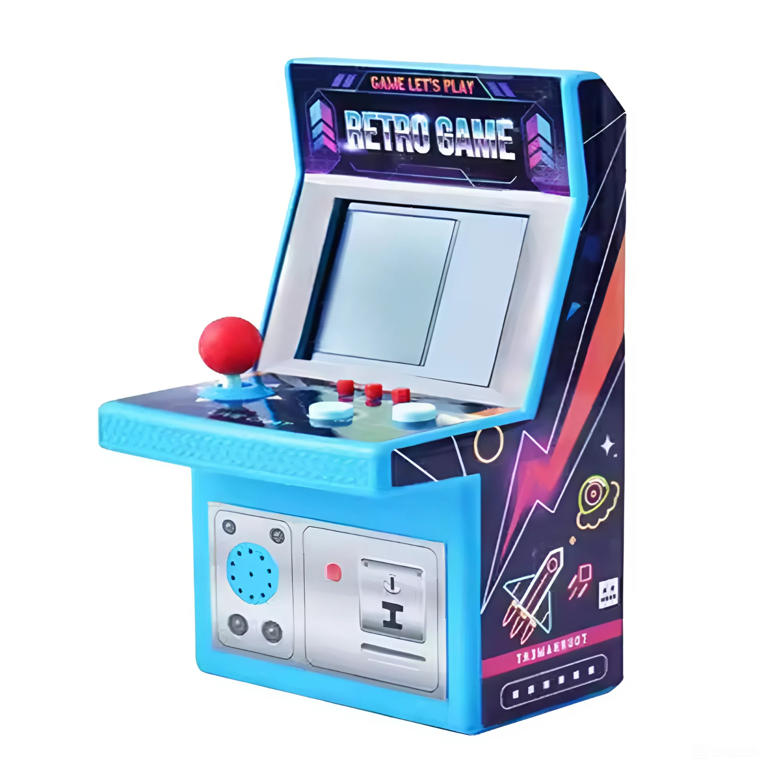 Mini arcade retro játékgép – nyerőgép formájában 23 játékkal (BBJ)