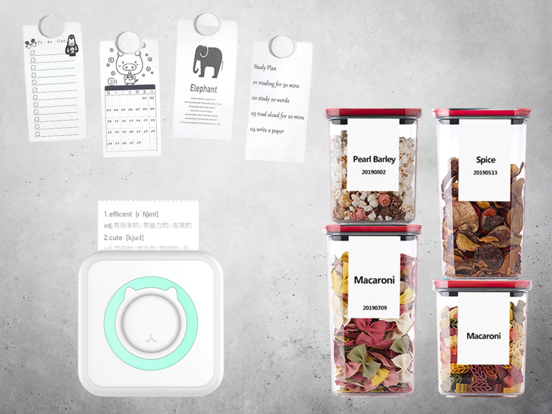 Mini hordozható okos nyomtató, kézi nyomtató – Thermo miniprint