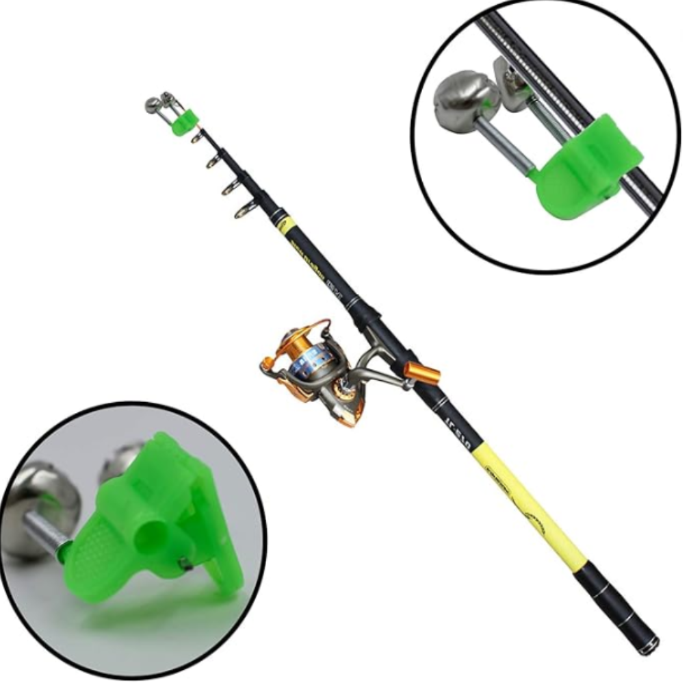 Minőségi 3 darabos dupla csengős gyűrűs horgászkapás riasztó 7