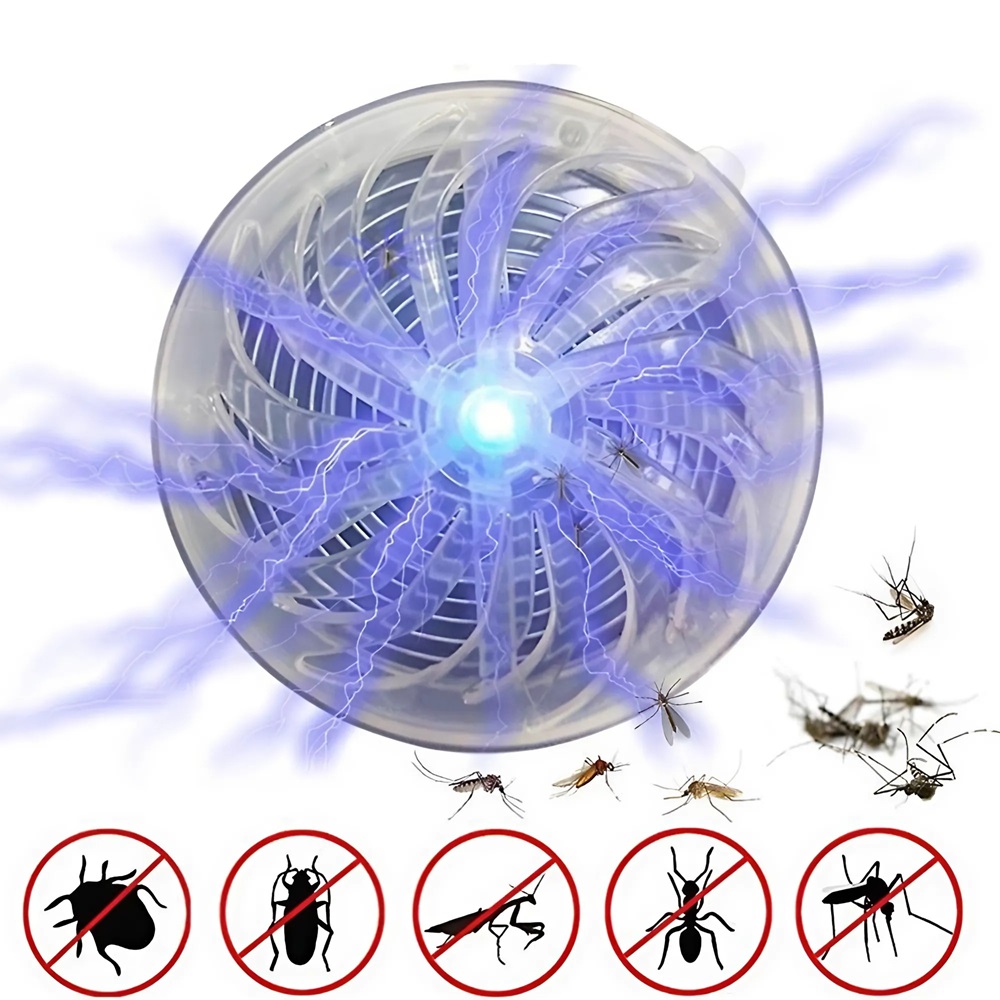 Napelemes rovarcsapda tapadókorongos rögzítéssel – környezetbarát megoldás a rovarok ellen 3