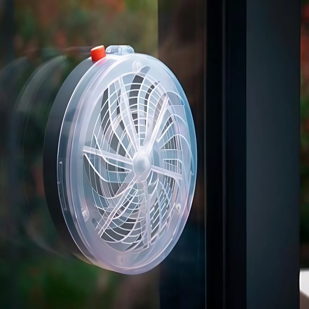 Napelemes rovarcsapda tapadókorongos rögzítéssel – környezetbarát megoldás a rovarok ellen