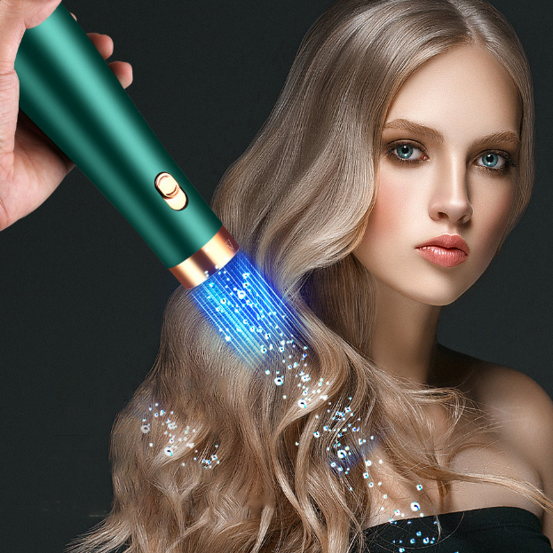 Negatív ionos 3 az 1-ben forró levegős hajszárító és hajegyenesítő fésű professzionális kefés hajszárító 5