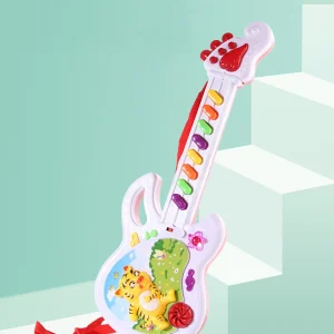 Nyakba akasztható elemes játék gitár dallamokkal - 45 cm (BBMJ) - Image 2