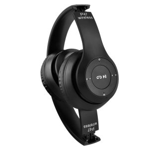 P47 Bluetooth-os akkus  fejhallgató headset MP3 lejátszó - fekete (BBV) - Image 10