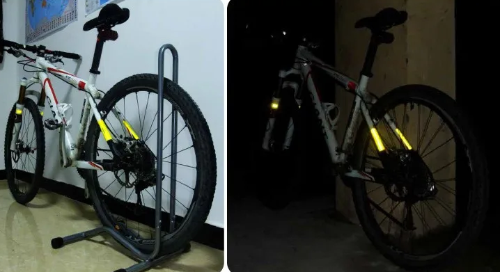 PVC sárga és piros öntapadós fényvisszaverő biztonsági szalag – 50mm x 5m 6