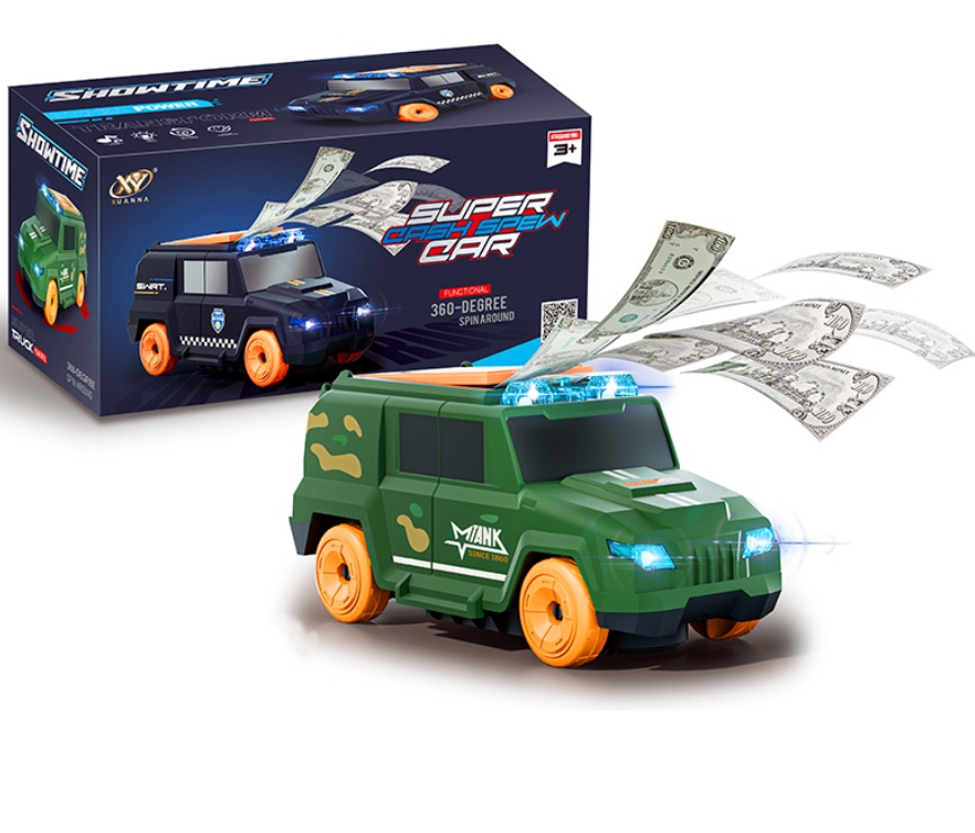 Pénzpersely furgon fényekkel, zenével és pénzkilövő funkcióval 7