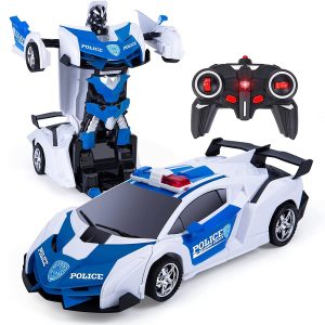 Police Transformers szuperhőssé alakuló távirányítós sportautó (BBJ) - Image 1