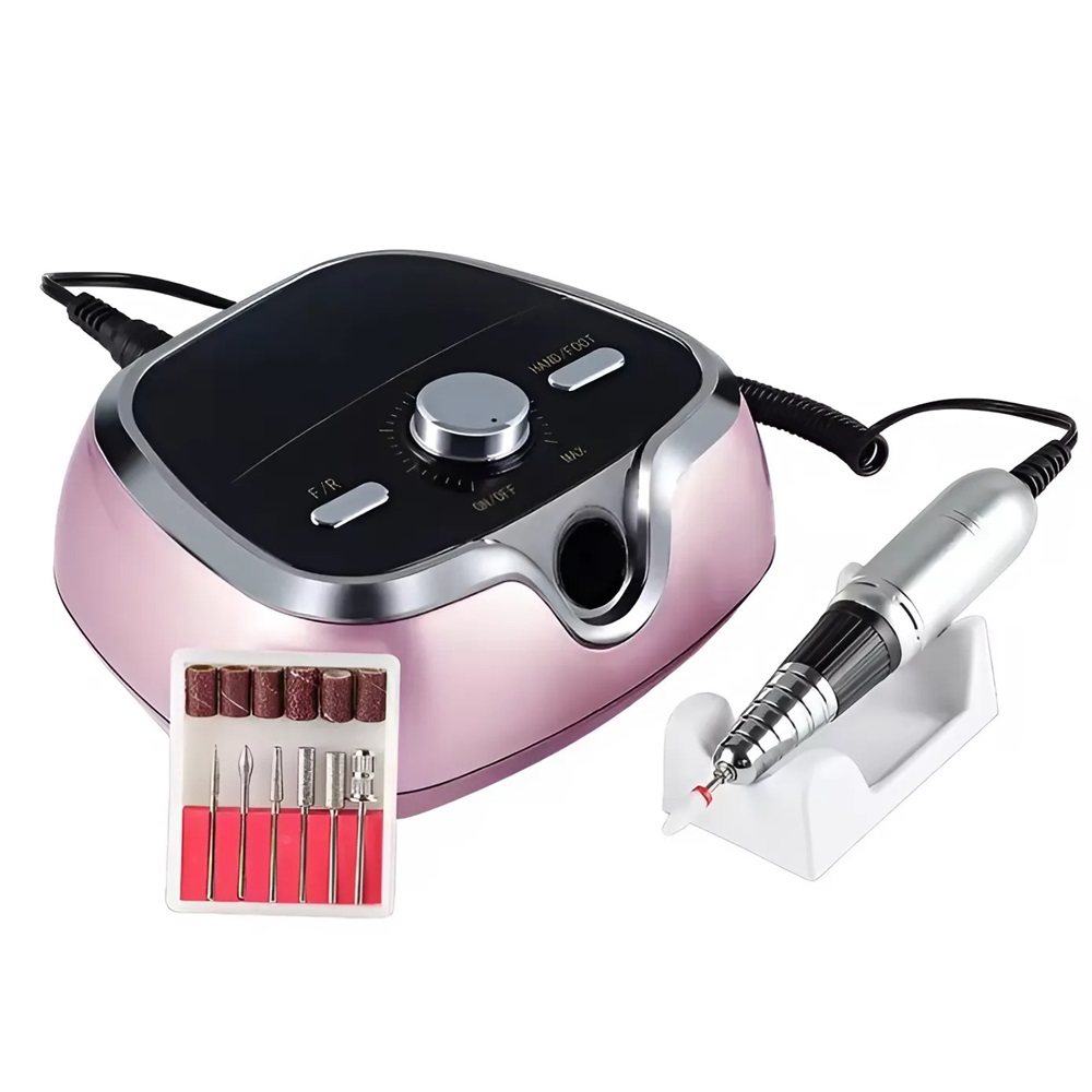 SML master nails pofesszionális elektromos csiszológép pedállal – tökéletes körömápolás rosegold színben 7