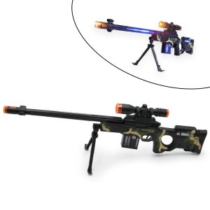 Special Shoot Gun - LED-es, villogó, élethű játék gépfegyver (BBJ) (FX) - Image 1