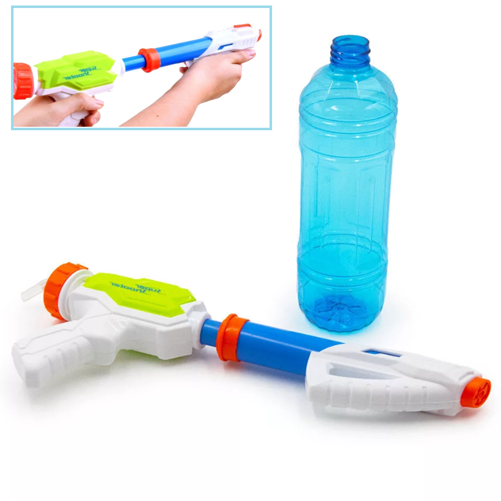Szuper környezetbarát újra tölthető vízipisztoly – használható bármilyen műanyag palackkal 6