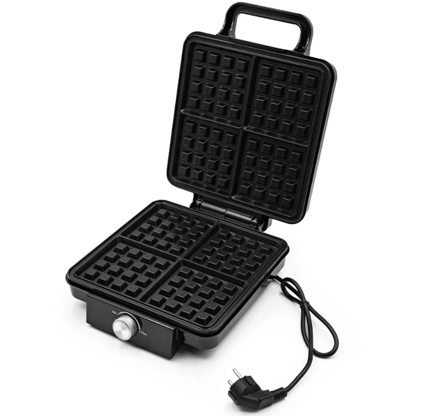 Tapadásmentes gofrisütő beépített jelzőfénnyel, 1500W – családi reggelikhez, desszertekhez (BBV)12