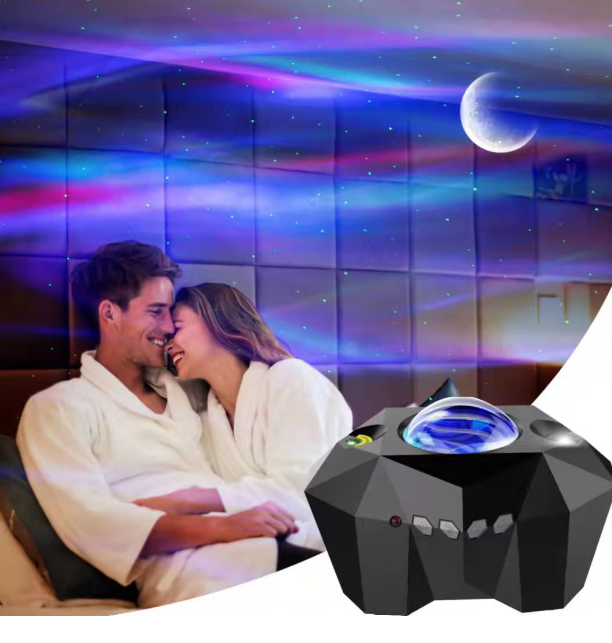 Távirányítós GALAXIS holdfény projector Bluetooth hangszóróval – varázsolja otthonába az éjszakai égboltot! 5
