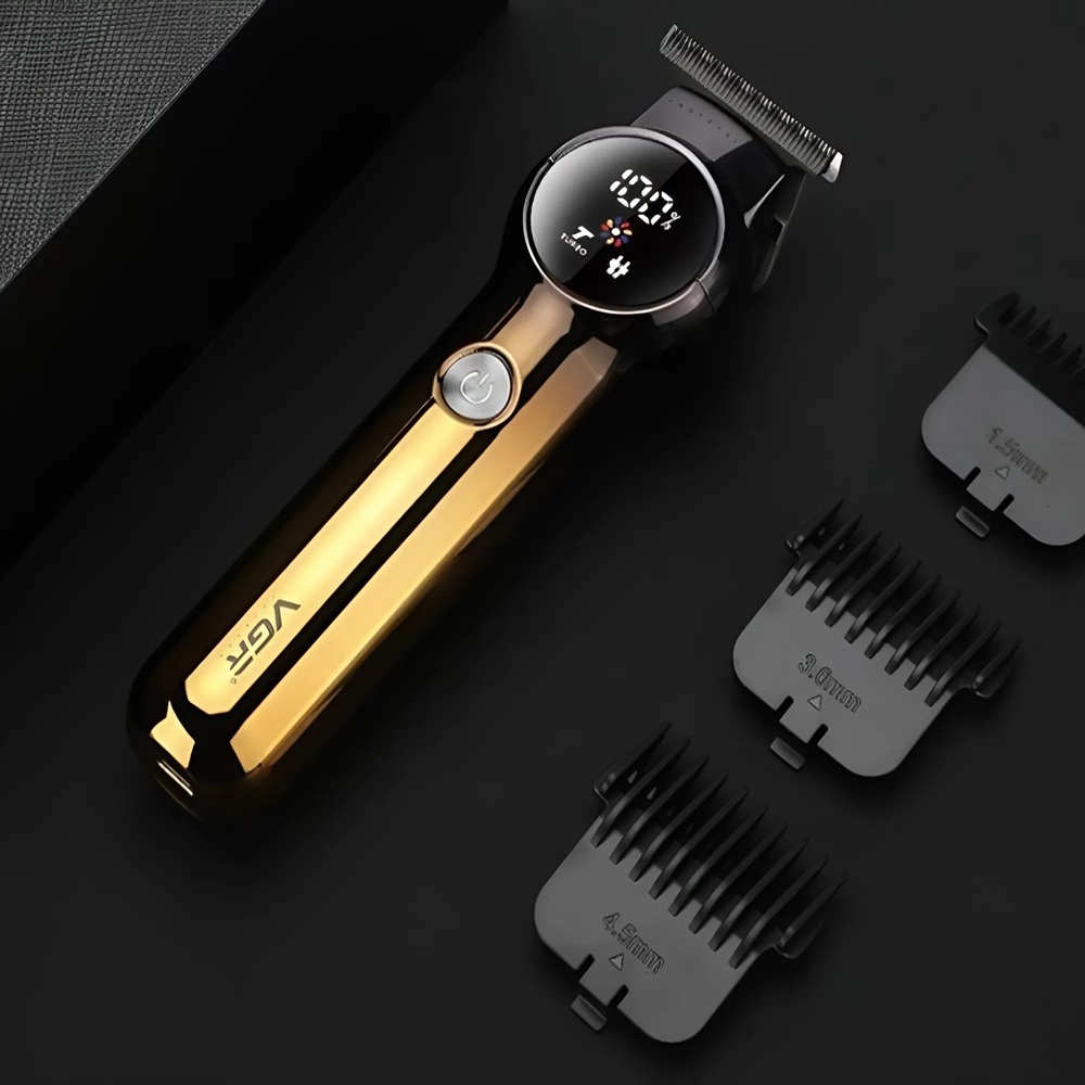 VGR-V989 Professzionális elektromos hajvágó – akkumulátoros férfi hajvágó kiemelkedő teljesítménnyel 5