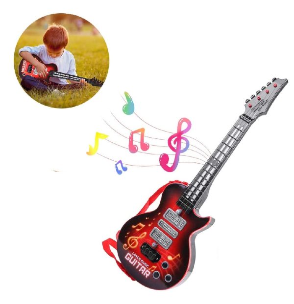 VILÁGÍTÓ ELEKTROMOS GITÁR GYEREKEKNEK5