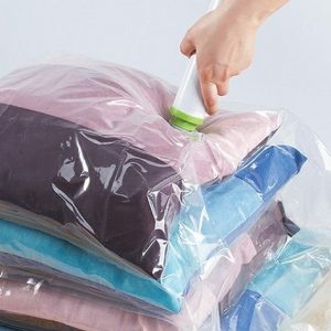 Többször felhasználható vákuumzsák ágyneműk és ruhák praktikus tárolására - 70 x 100 cm (BBL) (FX) - Image 2