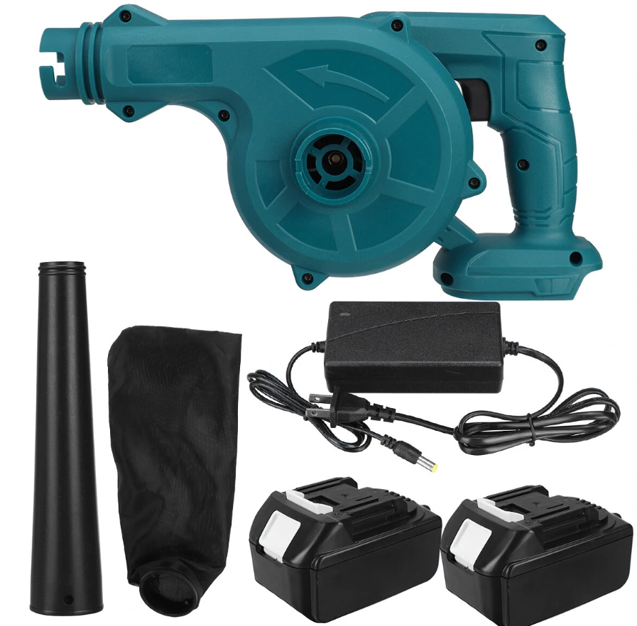 Vezeték nélküli akkumulátoros 2 az 1-ben elektromos lombfúvó és porszívó (BBV)