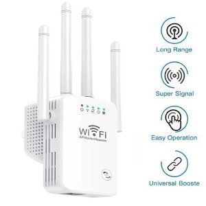 Vezeték nélküli jelerősítő – 4 antennás WIFI hatótávolság-bővítő 300 Mbps sebességgel, fejlett biztonsági funkciókkal (BBV) - Image 4