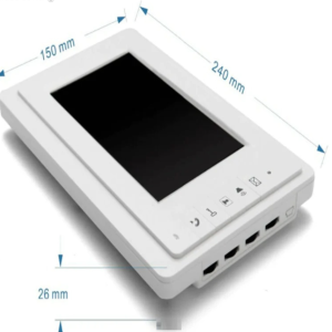 Vezetékes 7″színes kijelzős otthoni kaputelefon rendszer HD kamera, LCD képernyő, videó és hang (BBV) - Image 5