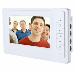 Vezetékes 7″színes kijelzős otthoni kaputelefon rendszer HD kamera, LCD képernyő, videó és hang (BBV) - Image 2