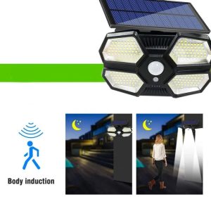 YD-180-2 Szenzoros LED reflektor különálló napelem panellel (BBV) - Image 2
