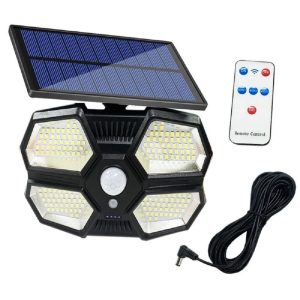 YD-180-2 Szenzoros LED reflektor különálló napelem panellel (BBV) - Image 1