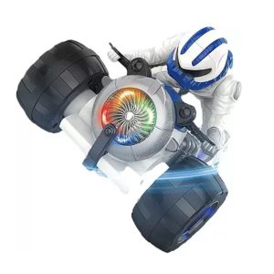 Zenélő és világító cross motoros kaszkadőr figura (BBJ) - Image 6