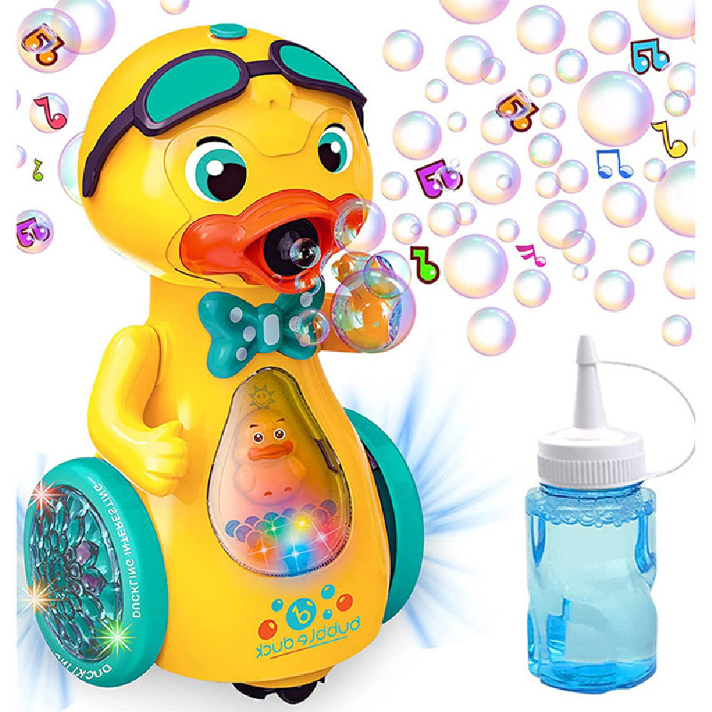 Zenélő, mozgó, világító játékkacsa (2)